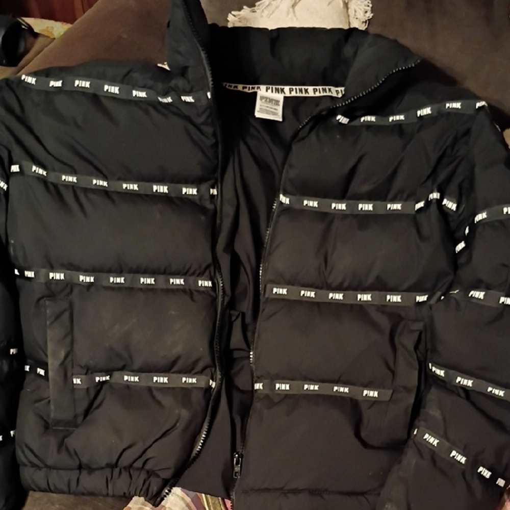 Victoria's Secret Pink Label Black Jacket